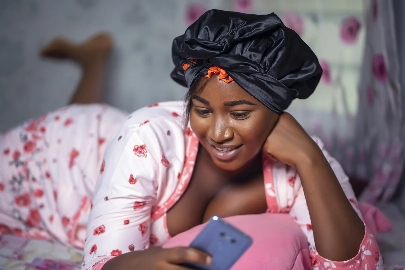 Fight bedtime frizz with hair bonnets